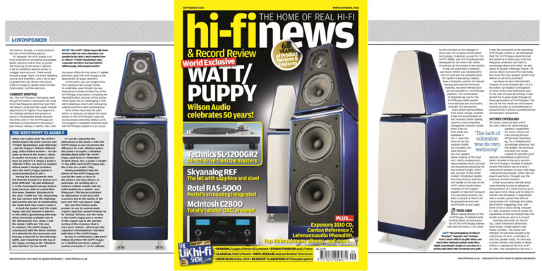 watt puppy wilson audio hifi news